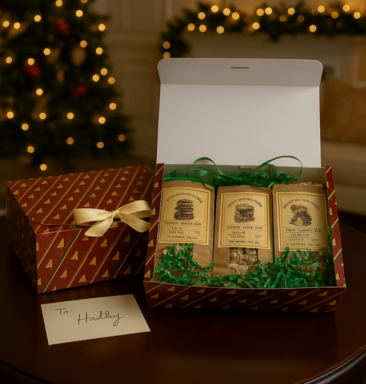 3-Bag Christmas Toffee Gift Box | Gourmet Holiday Treats