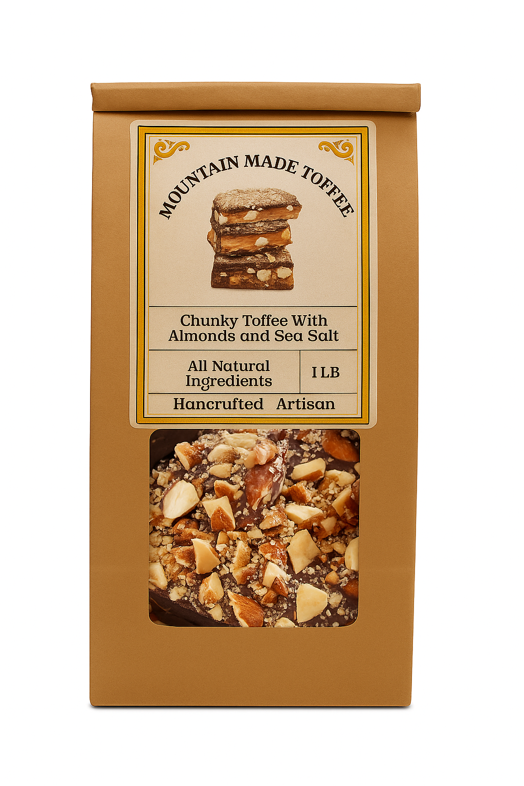 Toffee bag front