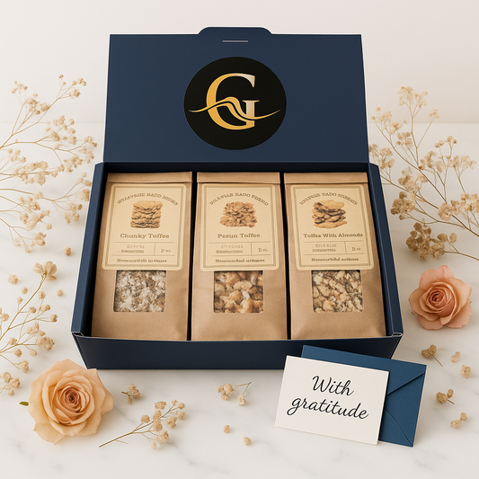 Corporate Gift Box | 3 Bags of Gourmet Toffee