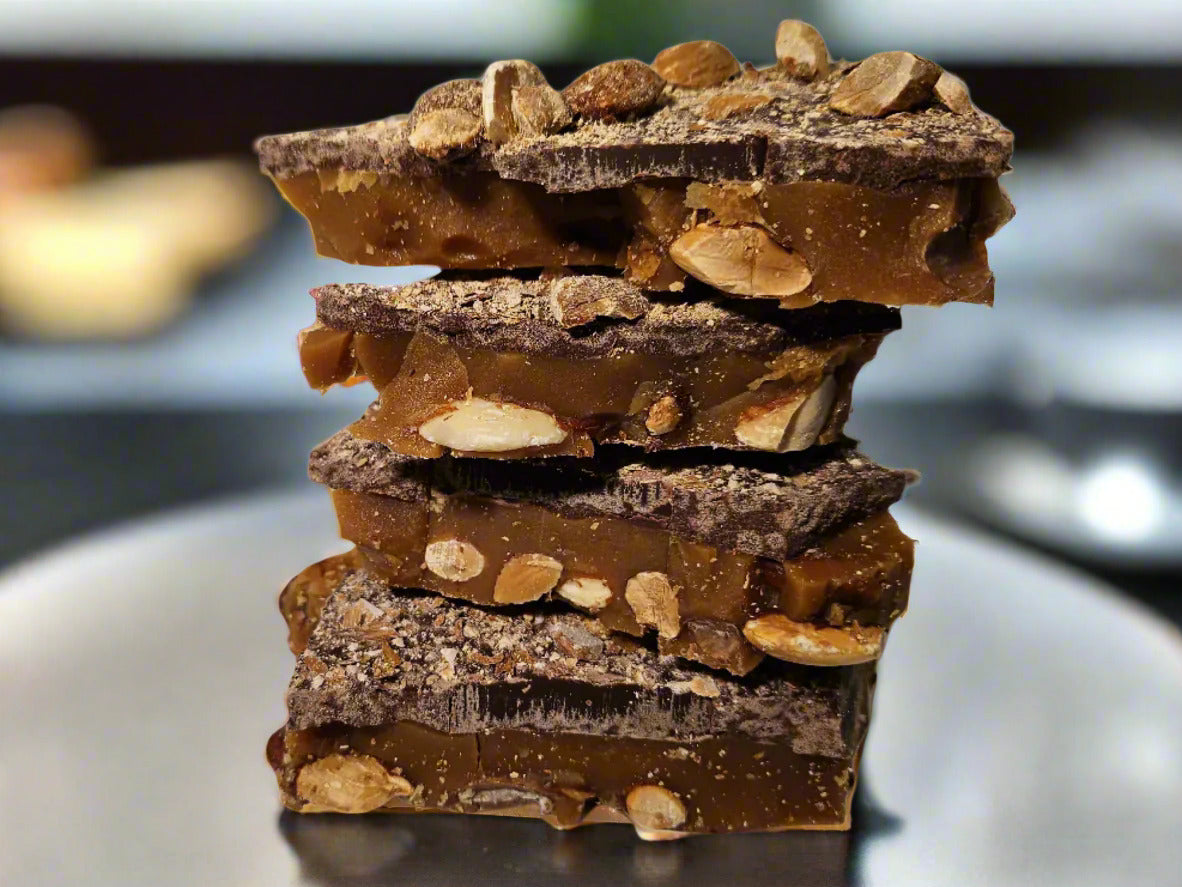 Chunky Toffee With Whole Roasted Almonds 2 pounds for $24.00