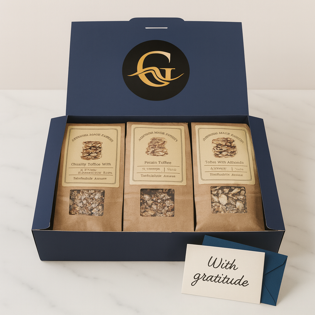 Corporate Gift Box | 3 Bags of Gourmet Toffee